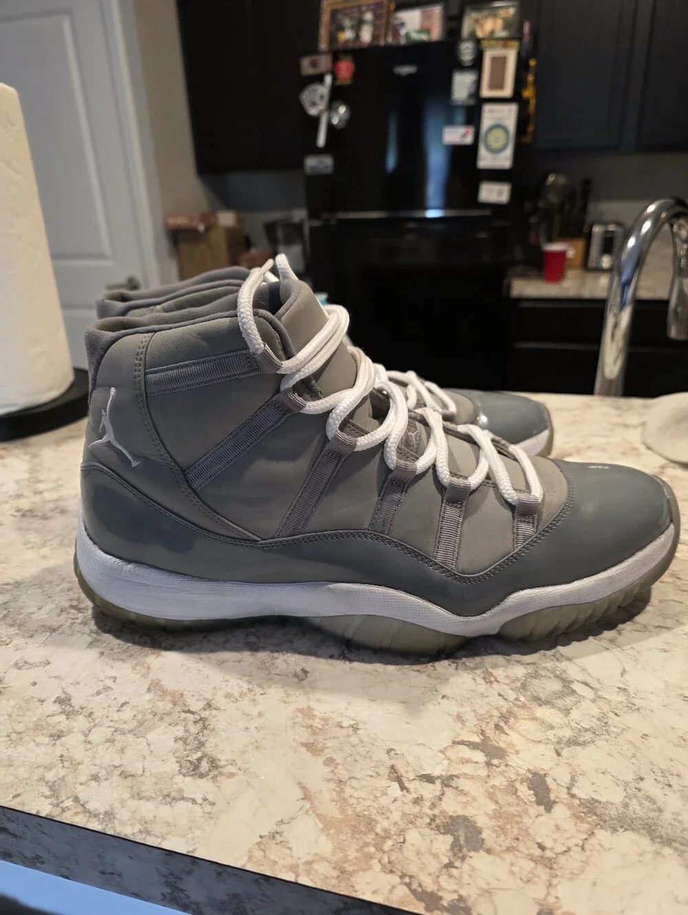 Air Jordan 11 Cool Grey 2010 Release Mens Size 16